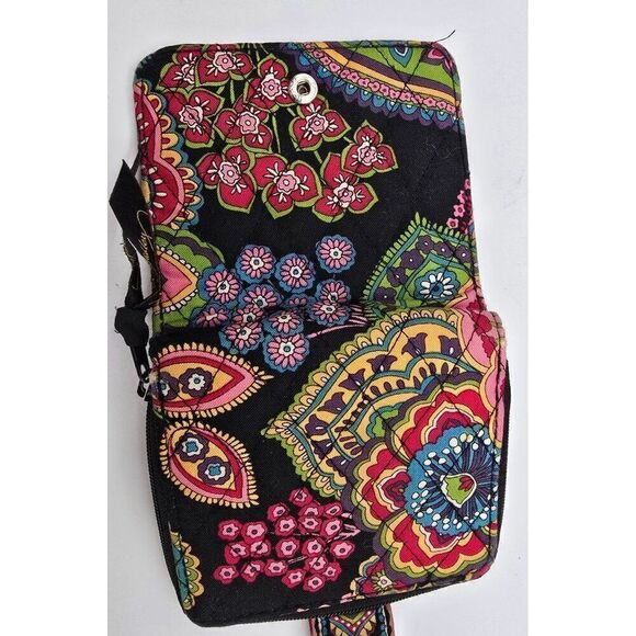 Vera Bradley Large Floral Print Handbag & Wallet Set - Picture 10 of 11